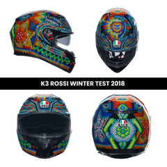Casco K3 Rossi Winter Test 2018 - AGV - Casco AGV Medellín - AGV Bogotá - AGV Cali - AGV Colombia - Original - Envío - Crédito - All2Bikes - A2B