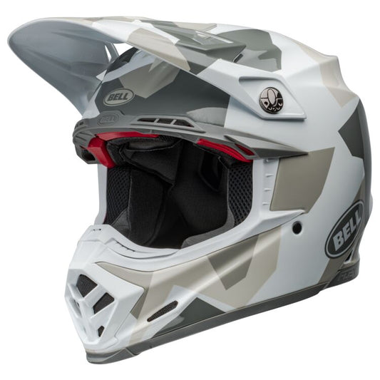 Casco Bell Moto-9S Flex Rover Gloss White Camo