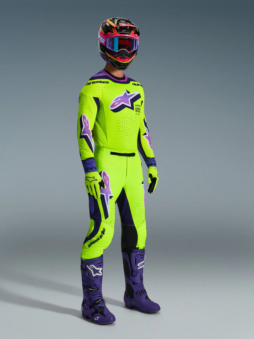 Conjunto Alpinestars Motocross 2026 Supertech Vista - Jersey + Pantalón