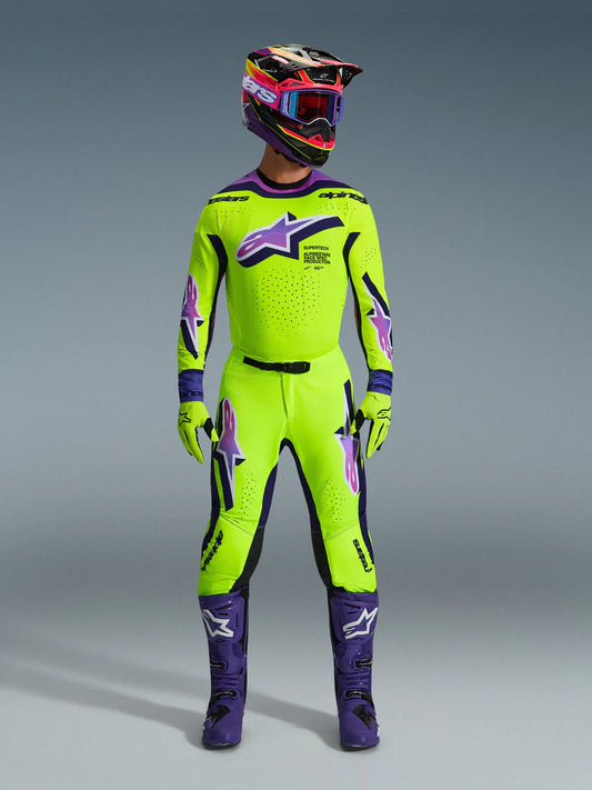 Conjunto Alpinestars Motocross 2026 Supertech Vista - Jersey + Pantalón M - 32