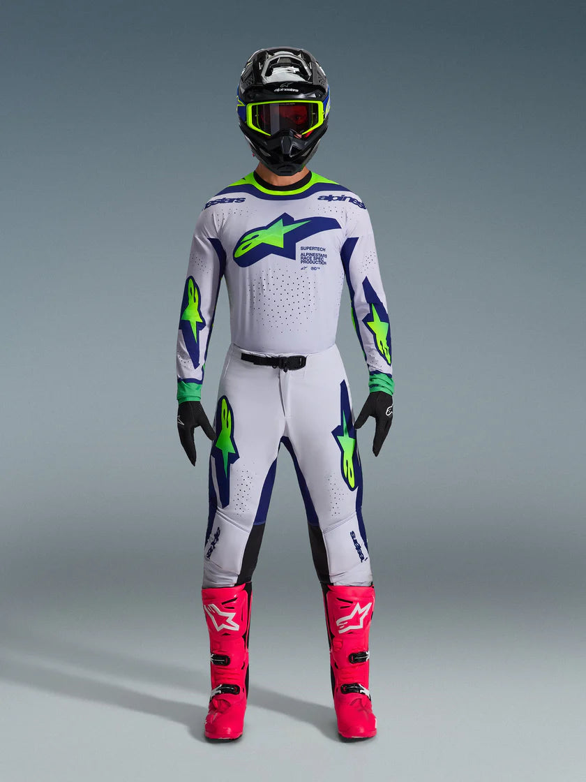 Conjunto Alpinestars Motocross 2026 Supertech Vista - Jersey + Pantalón