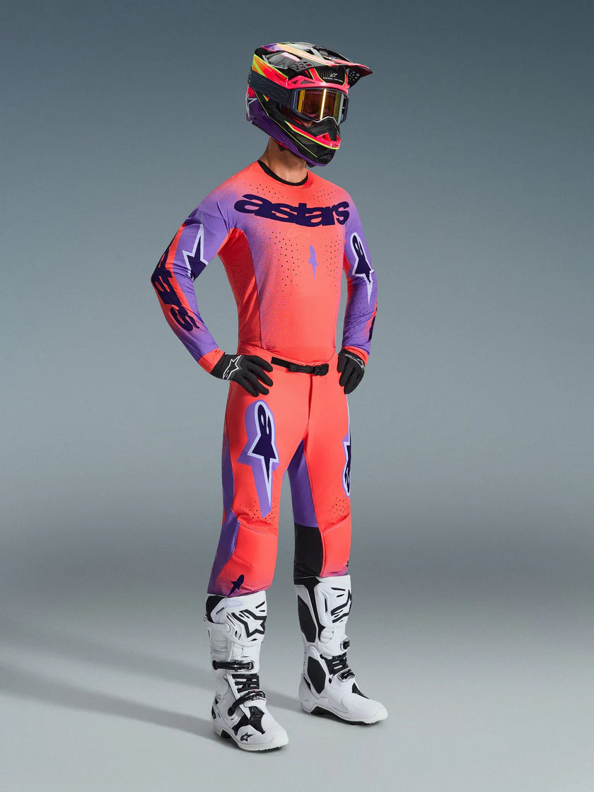 Conjunto Alpinestars Motocross 2026 Supertech Scenz - Jersey + Pantalón
