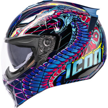 Casco Icon Threshold™ Synthwave Lazer Cobra