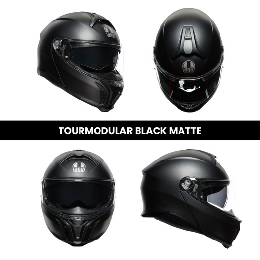Casco Tourmodular Black Matte - AGV - Casco  AGV Medellín - AGV Bogotá - AGV Cali - AGV Colombia - Original - Envío - Crédito - All2Bikes - A2B