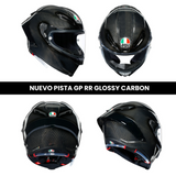 Casco Pista GP RR Glossy Carbon - AGV - Casco  AGV Medellín - AGV Bogotá - AGV Cali - AGV Colombia - Original - Envío - Crédito - All2Bikes - A2B