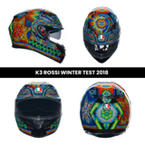 Casco K3 Rossi Winter Test 2018 - AGV - Casco  AGV Medellín - AGV Bogotá - AGV Cali - AGV Colombia - Original - Envío - Crédito - All2Bikes - A2B