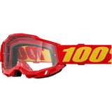 Goggles 100% Accuri 2 OTG Red Clear