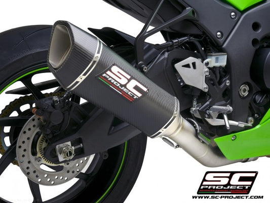 Escape Slip On S1 Sc1-R Project Kawasaki Ninja Zx-10r 2025 Carbono Y Titanio,