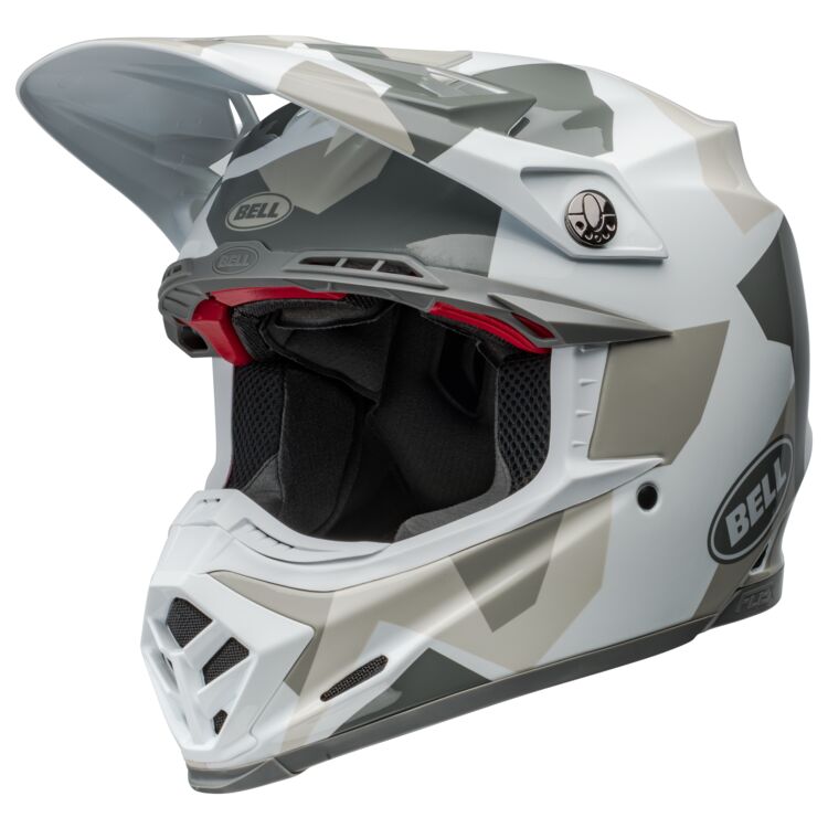 Casco Bell Moto-9S Flex Rover Gloss White Camo