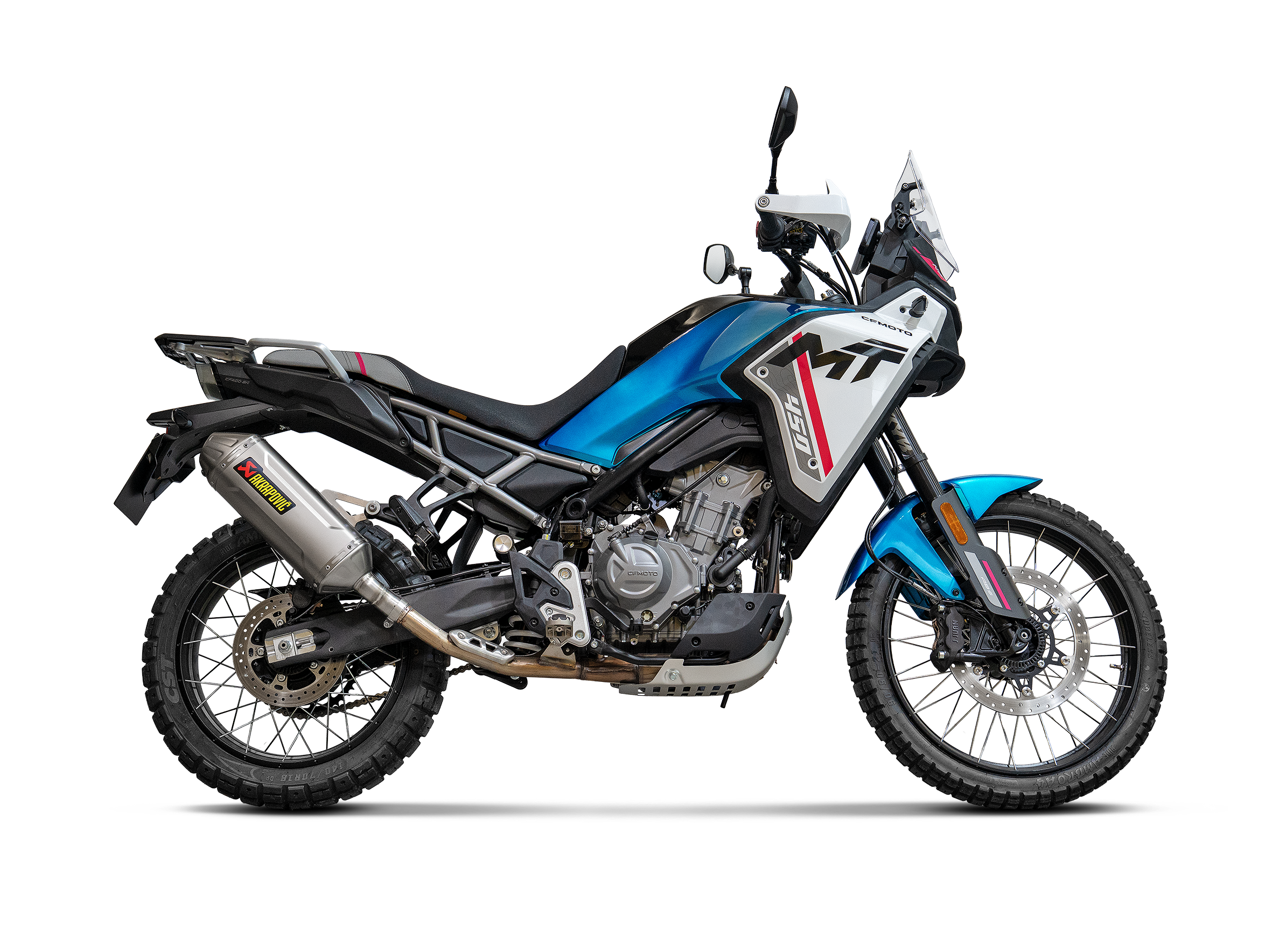 Escape Akrapovic Slip-On Para CFmoto 450MT 2026